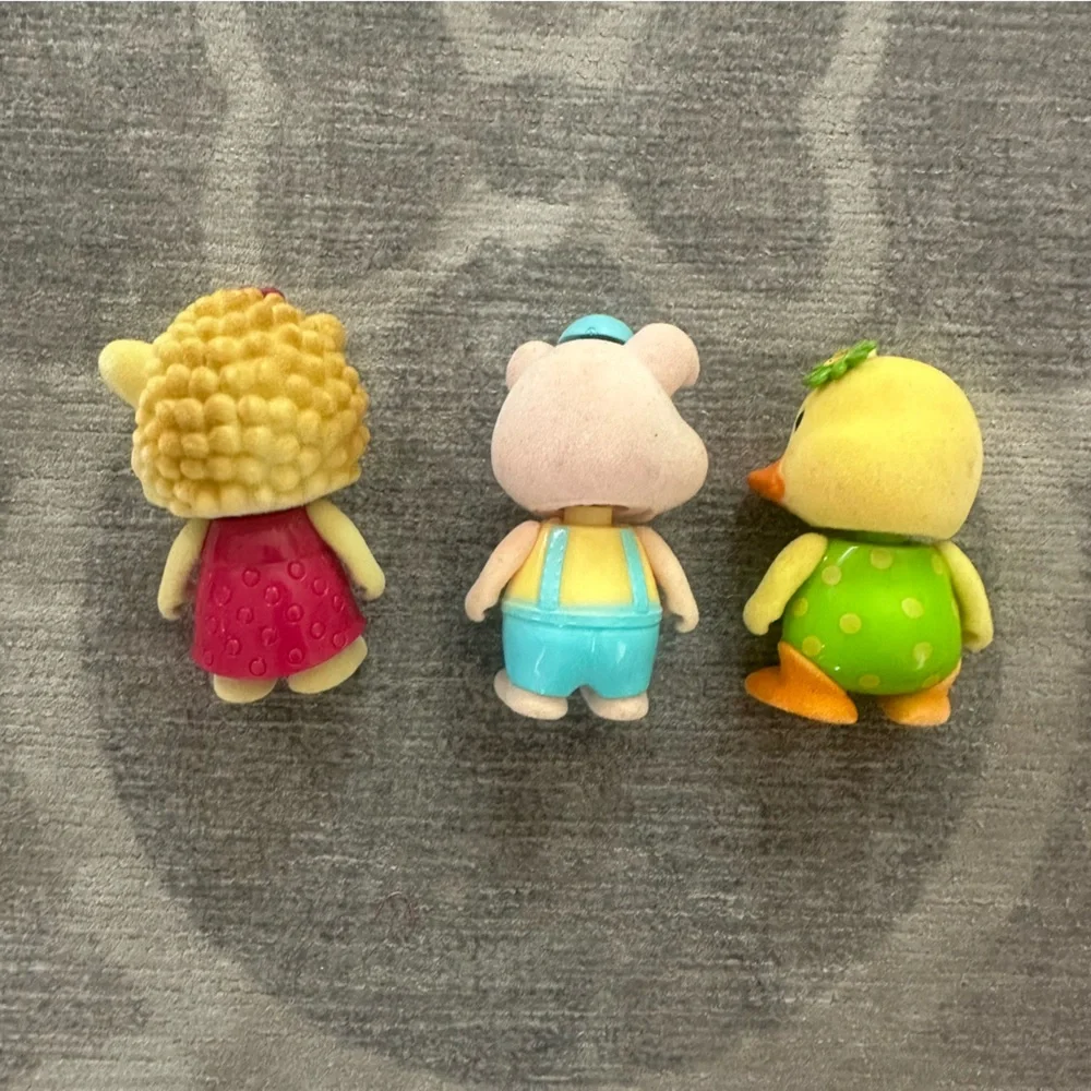 Lil Woodzeez fuzzy figurines (Harley, Dan & Percy)